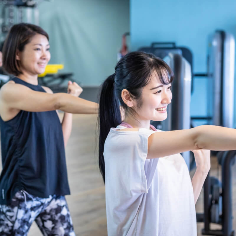 お友達やご家族の方と、楽しくお得にトレーニング!